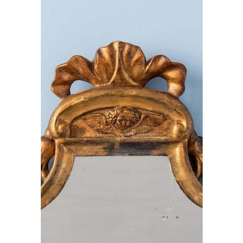 Italian Gilt Gesso Mirror, Late 19th Century For Sale - Image 4 of 7