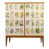 Vintage Swedish Cabinet by Cam Lindman for Nordens Flora, 1940s For Sale