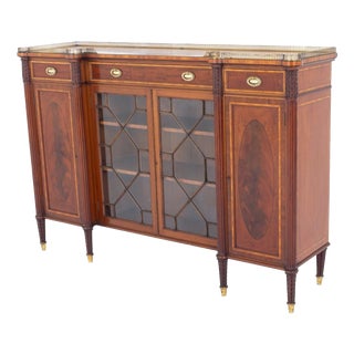 Sheraton Mahogany Display Buffet, 1880 For Sale
