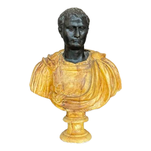 Vintage Grand Tour Faux Finished Plaster Bust