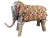 Elephant in India Fabric, 1950s For Sale