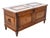 18th Century French Louis XVI Period Carved Walnut Coffer With Marquetry For Sale