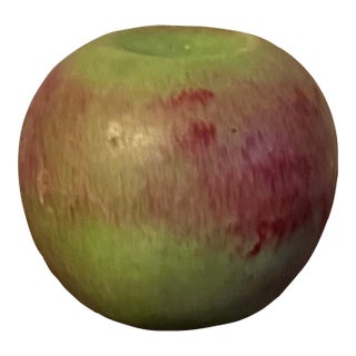 Large Oversized Italian Grand Tour Style Stone Fruit Carving of a Marble Apple For Sale