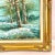 Wood 1982 Vintage Impressionist Original Oil Painting, Snowy Winter Creek Landscape, Framed. For Sale - Image 7 of 11