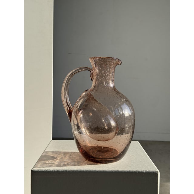 Violet Glass Carafe from Biot, 1950s For Sale - Image 3 of 12