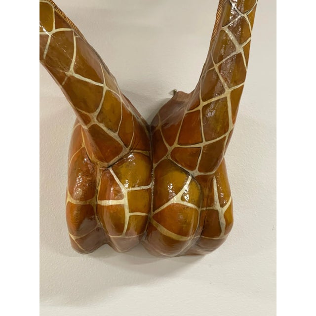 1970s Sergio Bustamante Signed Twin Giraffes, 1977 For Sale - Image 5 of 13