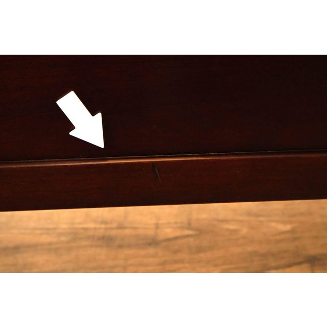 Stickley Cherry King Size Sleigh Bed For Sale - Image 16 of 18