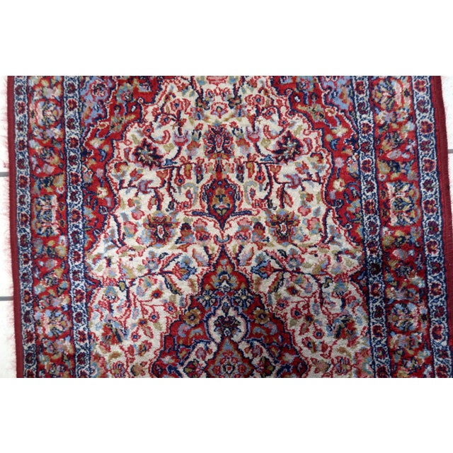 1970s, Vintage Indian Rug 2.1' X 3.9' For Sale In New York - Image 6 of 13