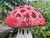 Vintage Cast Iron Mushroom Candle Garden Lantern For Sale - Image 3 of 9