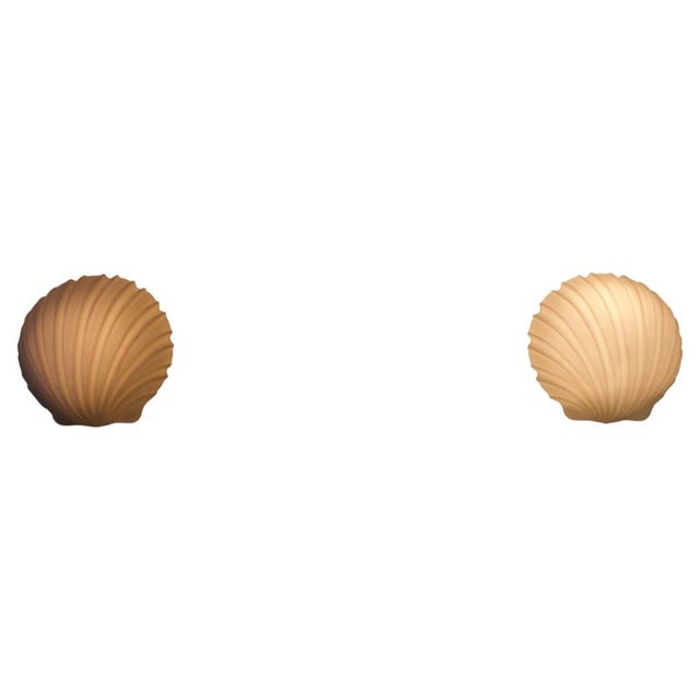 Opaline Glass Shell Wall Lamps from Glashütte Limburg, 1960s, Germany, Set of 2 For Sale - Image 12 of 12