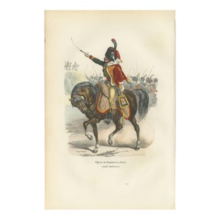 Officer of the Chasseurs À Cheval, 1843, Paper For Sale