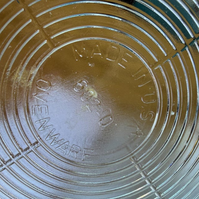 Vintage Brass Fish Serving Casserole Dish Tray Holder USA Ovenware Glass Insert Brand: Unbranded (Brass Holder) / USA...