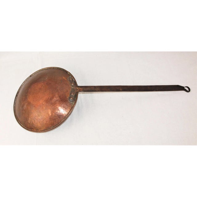 French Antique Early 19th Century Handmade Copper Cooking Utensil For Sale - Image 3 of 8