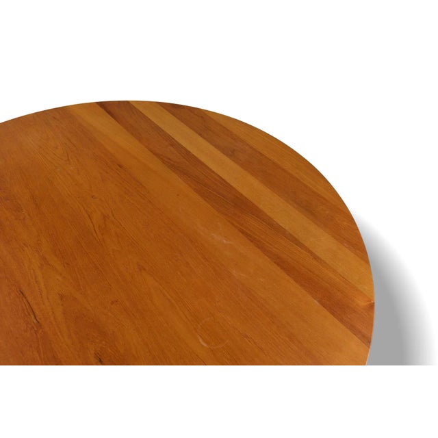1960s Round Solid Teak Dining Table by Cado For Sale In San Francisco - Image 6 of 10