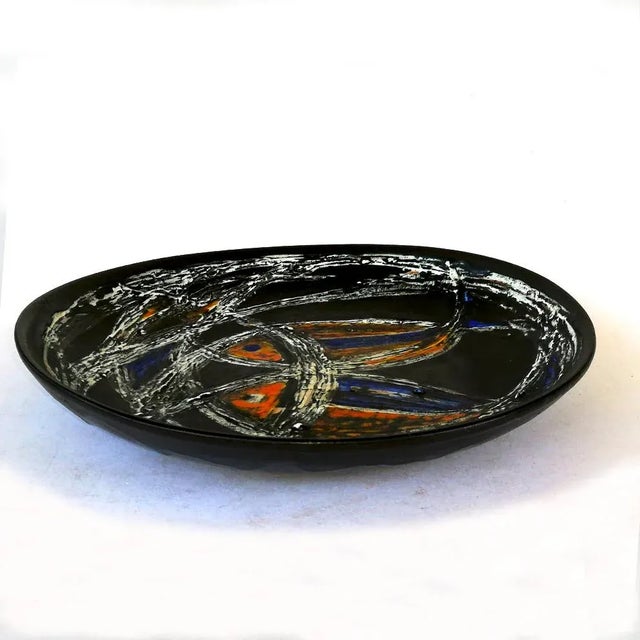 Ceramic Plate by Federico Melis for VM, 1950s For Sale - Image 4 of 6