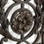 A circa 1860 French console table in wrought iron topped with Belgian bluestone, reflecting neoclassical design...
