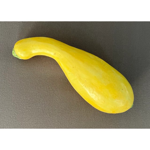 Mary Kirk Kelly Porcelain Vegetable Model of a Yellow Summer Squash For Sale - Image 11 of 12