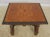 English Pair Maitland Smith Oversized Inlaid Mahogany Lamp Tables For Sale - Image 3 of 13