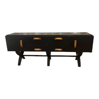 Custom Made Mid Century Style Credenza For Sale