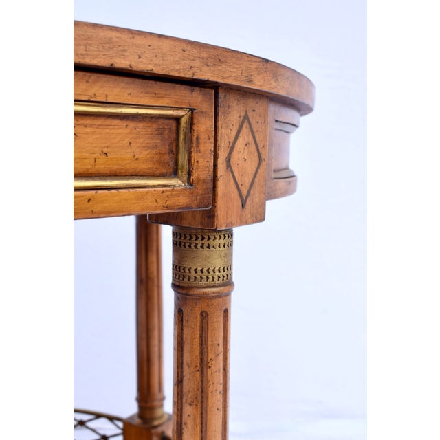 Early 20th C. Two Tier Round Side or Center Table by Beacon Hill Furniture For Sale - Image 9 of 10