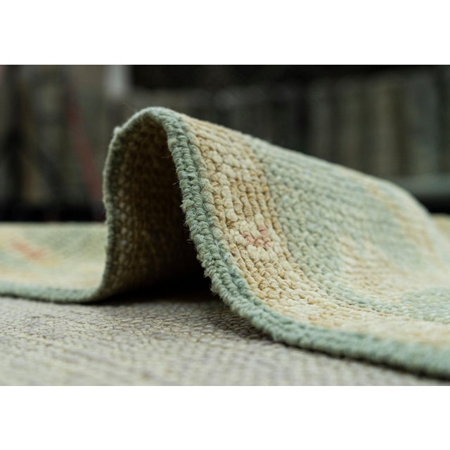 Textile Turkish Oushak Rug 2'9" x 8'8" #19160 For Sale - Image 7 of 8