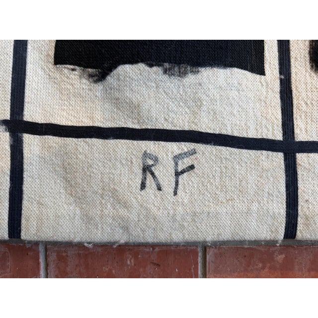 Robert Freimark “Sixteen Blacks” Monumental Textile Wall Hanging Art For Sale - Image 15 of 17