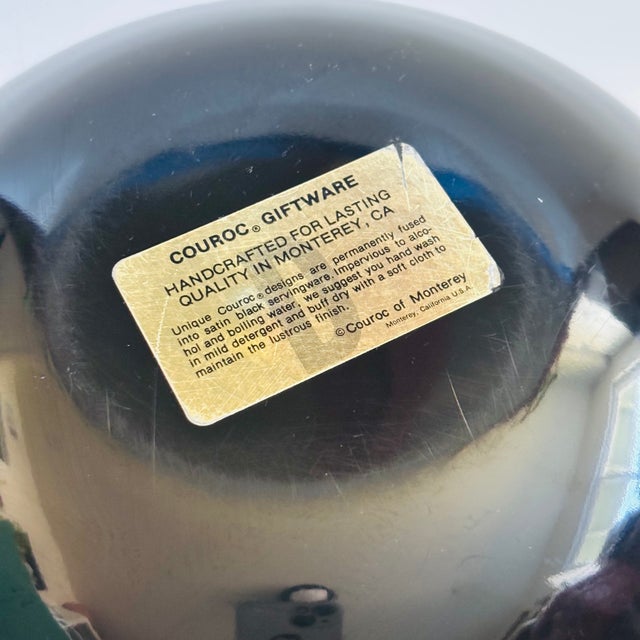 Plastic Couroc Owl Tray For Sale - Image 7 of 7