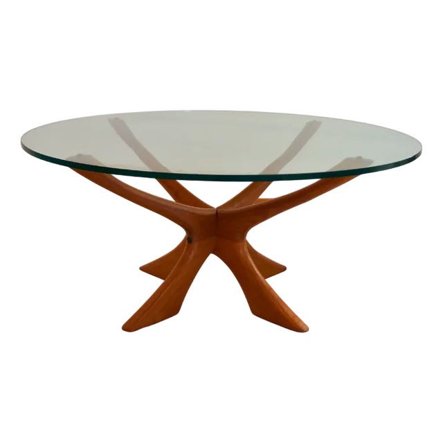 Danish T118 Teak and Glass Coffee Table by Illum Wikkelsø, 1960s For Sale