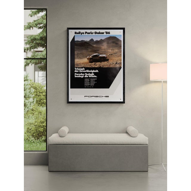Rallye Paris-Dakar 1986 – Original Vintage Porsche Poster – Vintage Motorsport – 102x76cm The Piece This original 1986...