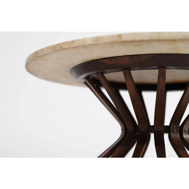 Sheaf of Wheat Travertine Top Coffee Table by Edward Wormley, C. 1950s For Sale - Image 9 of 11