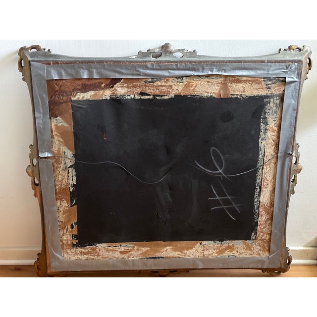 1900 - 1909 Large Antique 1901 “A Fair Pleader” in Original Gilt Frame – 39” English Country Statement Piece For Sale - Image 5 of 6