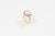 Early 21st Century Suzanne Kalan Couture 14k Rose Gold White Topaz and Diamond Halo Ring, Size 8.5 For Sale - Image 5 of 13