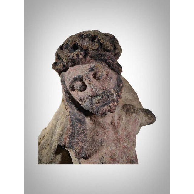 15th Century & Earlier French Artist, Christo Sculpture, 1450, Stone For Sale - Image 5 of 15