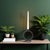 Single Circle Arman Aluminum Candlestick in Black For Sale - Image 10 of 11