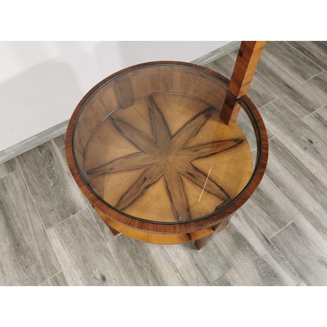 Wood Art Deco Floor Lamp For Sale - Image 7 of 18