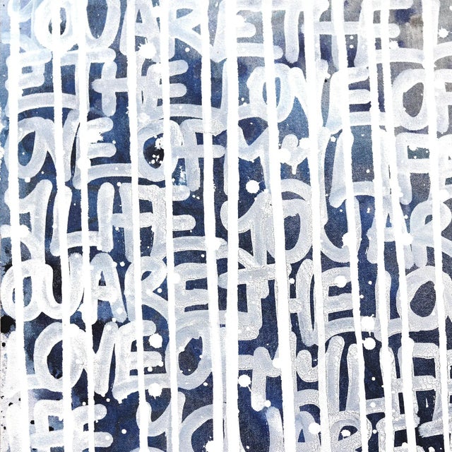 Los Angeles artist Amber Goldhammer paints dramatic abstract compositions in acrylic on canvas featuring energetic...