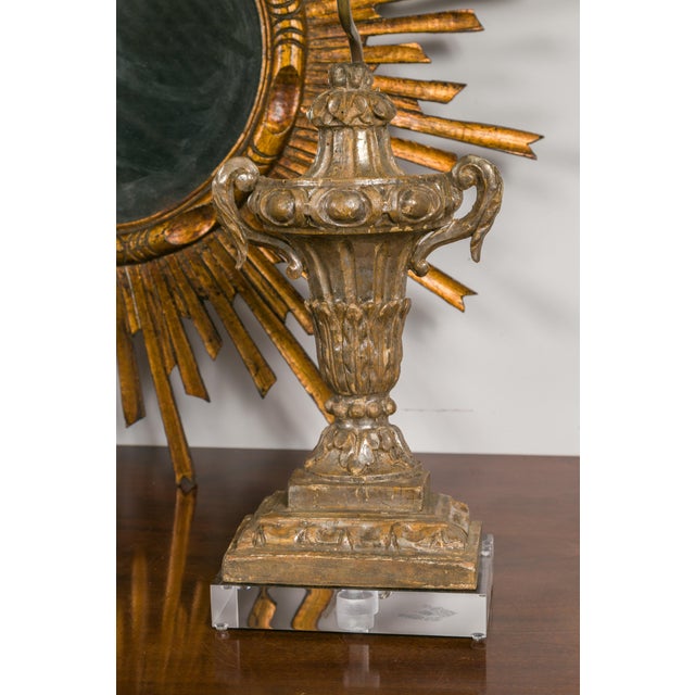 19th Century Italian Silver Leaf Fragments Made into Wired Table Lamps - a Pair For Sale In Atlanta - Image 6 of 9