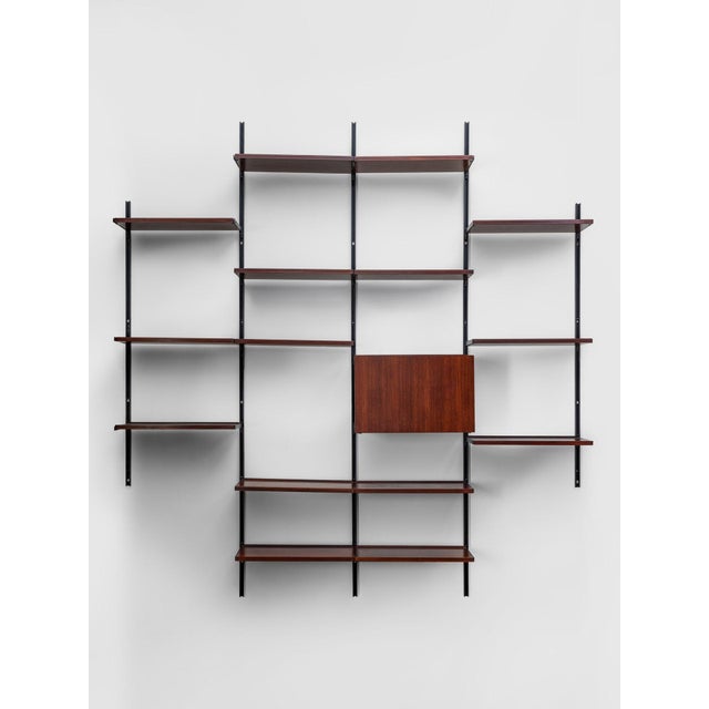 Modular Bookcase in Rosewood by Osvaldo Borsani for Tecno, 1960s For Sale - Image 13 of 13
