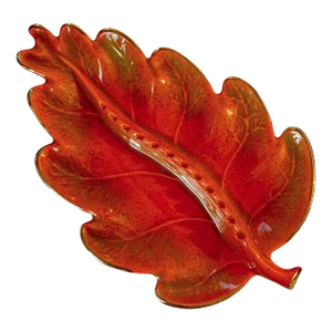 1960s Mid-Century Modern Leaf Tray by California Pottery