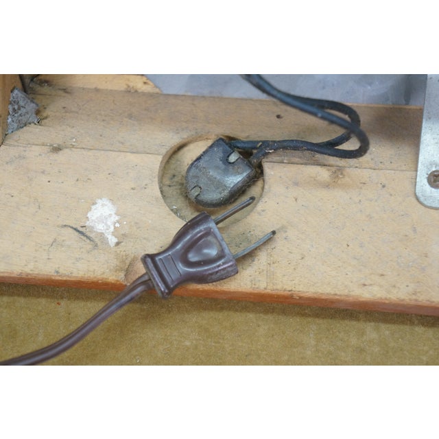 Mid Century Helmscene Country Farmhouse Barn Landscape Light Up Art For Sale - Image 10 of 14