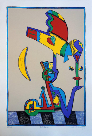 Cécile De Bruijn, The Sphinx, Original Lithograph