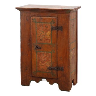Small Antique 18th Century Oak Cabinet, France For Sale