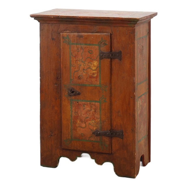 Small Antique 18th Century Oak Cabinet, France For Sale