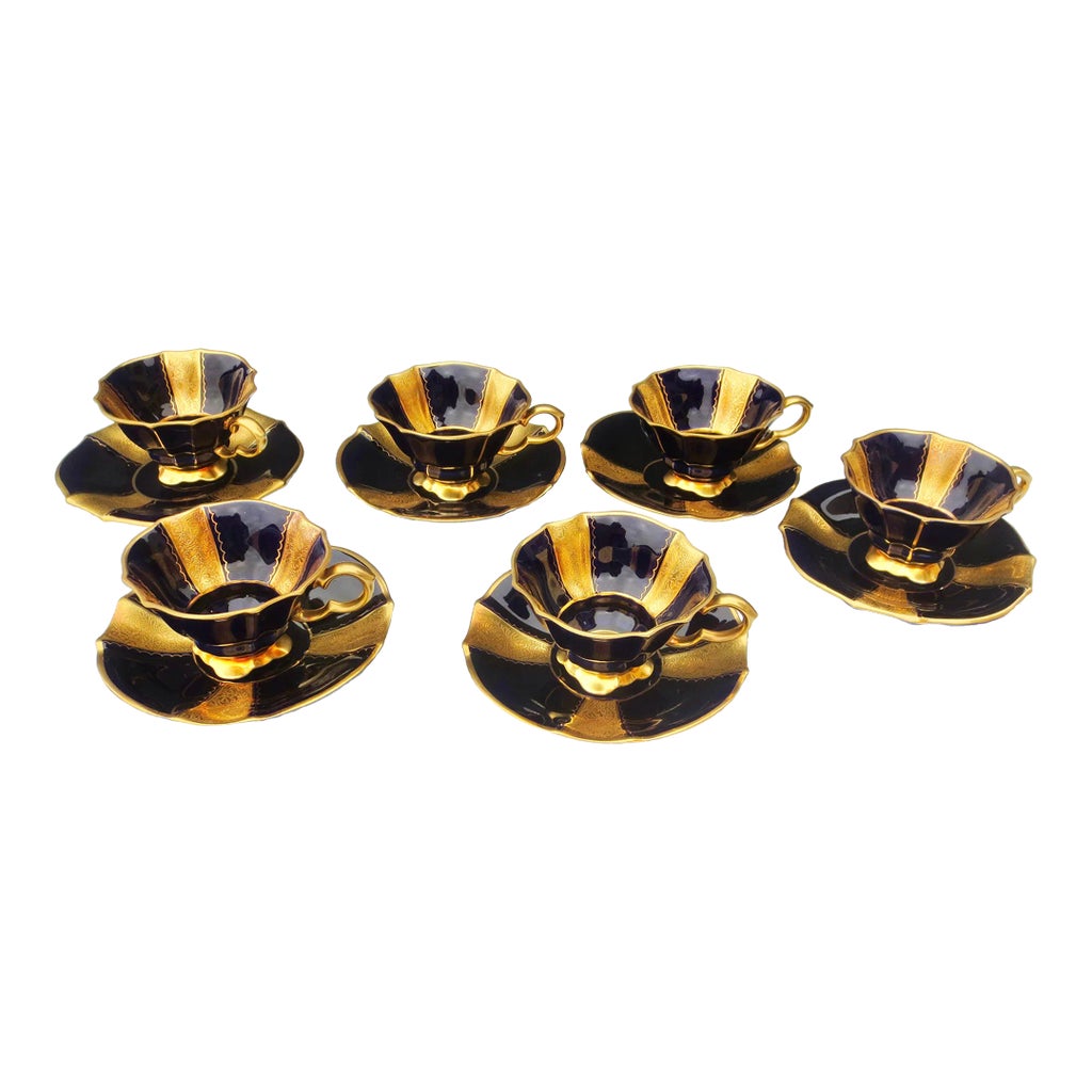 Vintage Lindner Kueps Bavaria Demitasse - a Set of 6 | Chairish