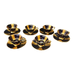 Vintage Lindner Kueps Bavaria Demitasse - a Set of 6