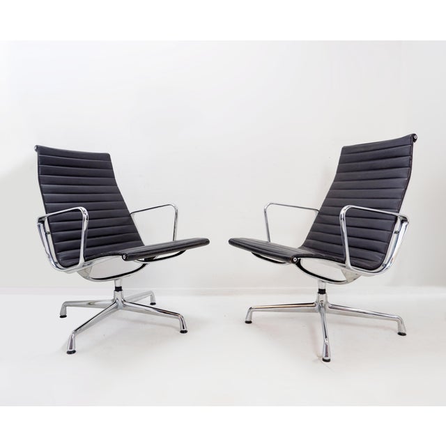 EA 116 Lounge Chairs by Charles and Ray Eames for Vitra, Set of 2 For Sale - Image 18 of 18
