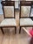 8 Neoclassical Henredon dining chairs with elegant cream colored upholstery in pristine condition.. Match perfectly with...