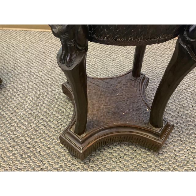 Brown Mid 20th Century Ernest Hemingingway African Queen Collectors Accent Table For Sale - Image 8 of 17