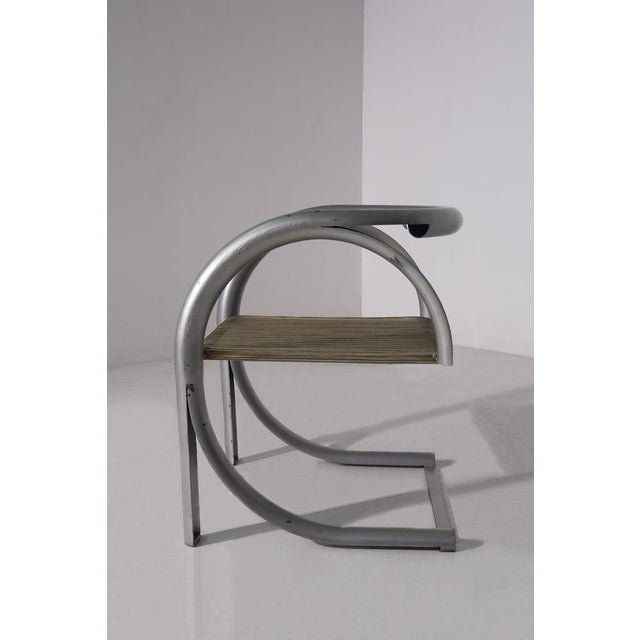 Mid-Century Modern Modernist Italian Prototype FerroTipi Armchair from G.Malacrida and P. Resmini, 1968 For Sale - Image 3 of 14