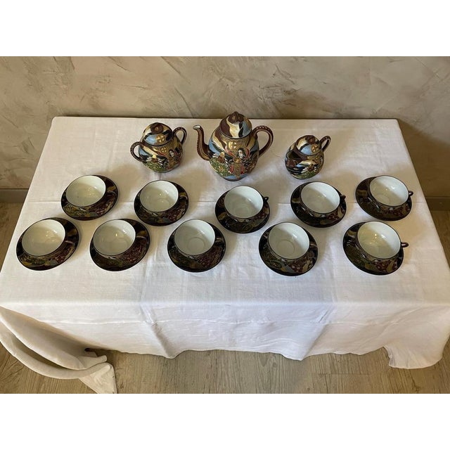 Chinese Porcelain Tea Service, 1920s, Set of 19 For Sale - Image 3 of 11